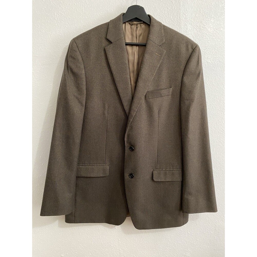 Ralph Lauren Men’s Viscose Brown Tailored Suit Blazer Sport Coat 42 L J45